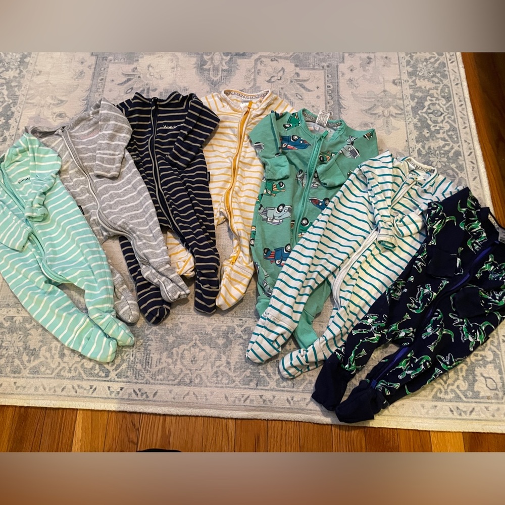 Bonds Wondersuits 3-6 months LOT OF 7